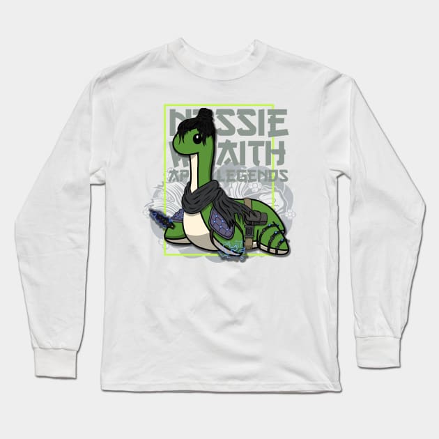 Nessie Wraith Apex Legends Long Sleeve T-Shirt by Nessie Apex Legends